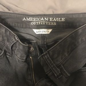 Black/grey AE jeggings!